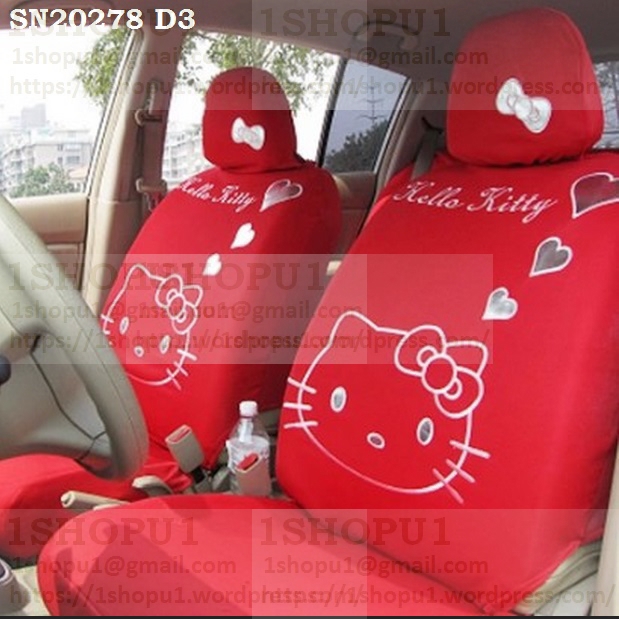 Sn20278 Various Hello Kitty Designs Car Seats Cover 1shopu1
