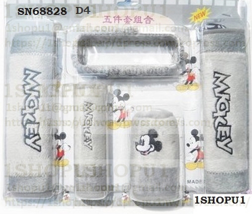 Sn68828 Car Accessory Sets Disney Cartoon Snoopy Hello Kitty Doraemon Mickey 1shopu1